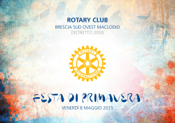 Festa Di Primavera - Rotary Club Brescia Moretto