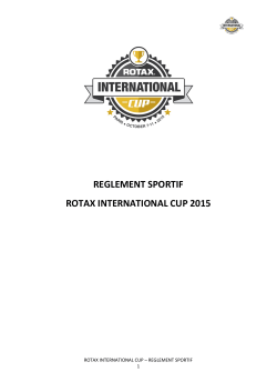 Rotax International Cup (Junior/Senior/Master/DD2/DD2 Master)