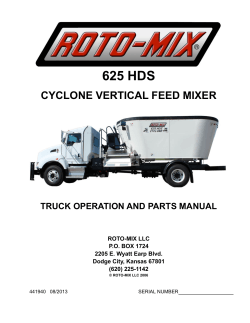 625 hds truck hydraulics - Roto-Mix