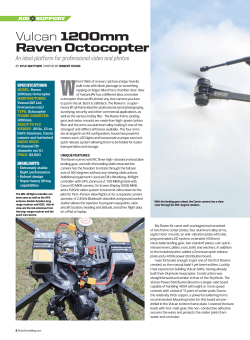 Vulcan 1200mm Raven Octocopter