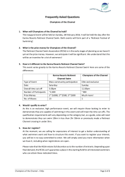 Frequently Asked Questions document