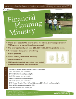 Financial Planning Ministry - Round Lake Christian Assembly