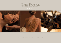 View our Royal Treatment Room brochure