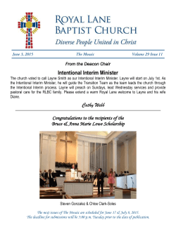 Mos-2015-06-03 - Royal Lane Baptist Church