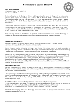 Council nominations â biogs 2015