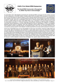 ICAO RPAS Symposium