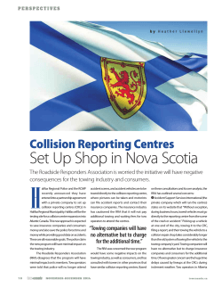 Collision Reporting Centres - Roadside Responders Association of