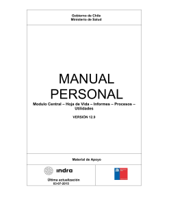 MANUAL HOJA DE VIDA (Completo) - SIRH