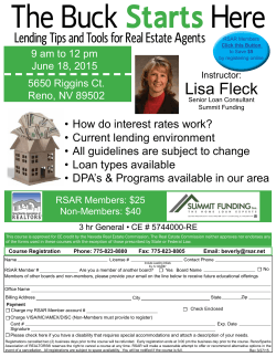 Lisa Fleck - Reno/Sparks Association of REALTORS