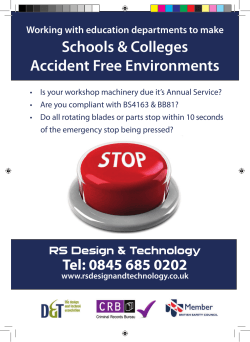Schools & Colleges Accident Free Environments