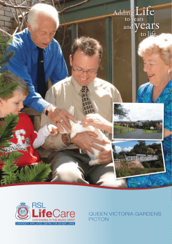 to view Queen Victoria Park, Picton Brochure