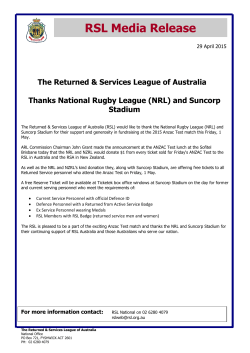 here - Returned & Services League of Australia