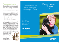 Bequest Animal program