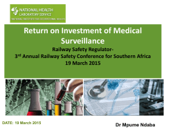 Return on Investment of Medical Surveillance