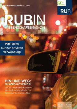 Artikel als PDF-Datei - Rubin - Ruhr