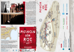 Programme Pignon sur rue 2015 ( PDF - 2.6 Mo)