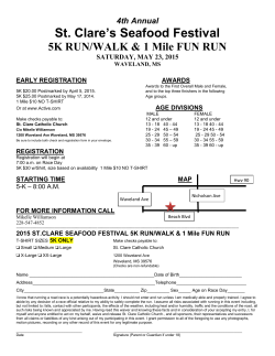 St. Clare`s Seafood Festival - Run-N
