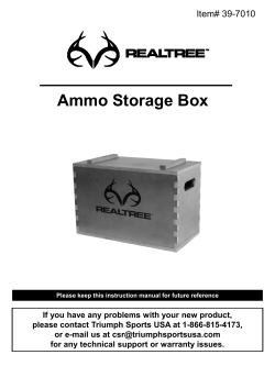Ammo Storage Box