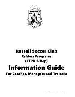 Rep Information Manual