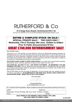 alfred smith & sons - Rutherfords of Morpeth