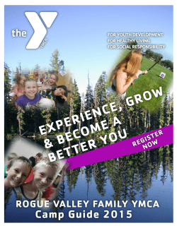 Summer Camp Guide - Rogue Valley Family YMCA