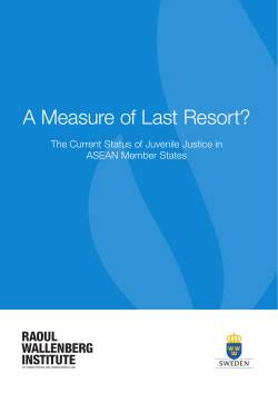 A Measure of Last Resort? - The Raoul Wallenberg Institute of