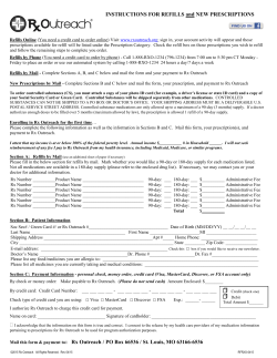 Mail this form & payment to: Rx Outreach / PO Box 66536 / St. Louis