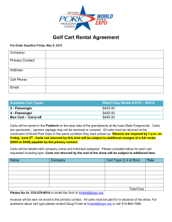 Golf Cart Rental Agreement