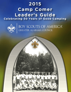 Leader`s Guide - Greater Alabama Council