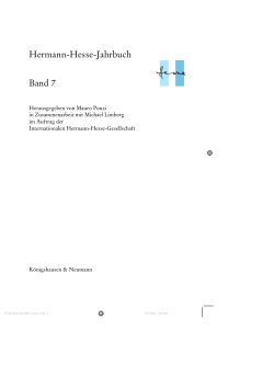 Hermann-Hesse-Jahrbuch Band 7