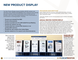 NEW PRODUCT DISPLAY