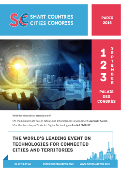 Conference Programme - The Smart Countries & Cities Congress in