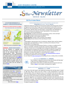Issue 30 - 19 May 2015 - S3 Platform