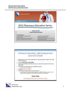 Antimicrobial Stewardship