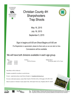 Christian County 4H Sharpshooters Trap Shoots - Kentucky State 4-H