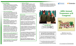 Print the Brochure - Tennessee 4-H