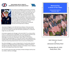 Memorial Day In Honor of Our Fallen Joint Veterans Council of