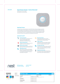 Nest Protect: Smoke + Carbon Monoxideâ¢