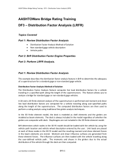 DF3 - DistributionFactorAnalysis(LRFR)
