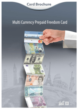 ABK`s Multi Currency Prepaid Freedom Card