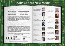 Books and/as New Media