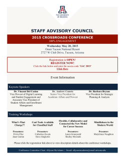 2015 Crossroads Conference Information