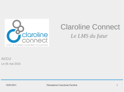 Claroline Connect, LE LMS du futur