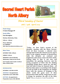 17-04-2015 Now - Sacred Heart North Albury