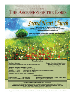 May 17, 2015 - Sacred Heart Catholic Church