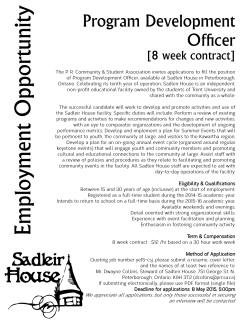 Employment Opportunity