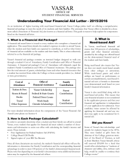 Understanding your Financial Aid Letter