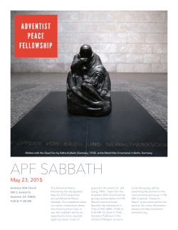 APF Sabbath Brochure