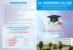 13 Graduation Day - SA Engineering College