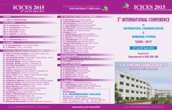 ICICES - 2015 - SA Engineering College